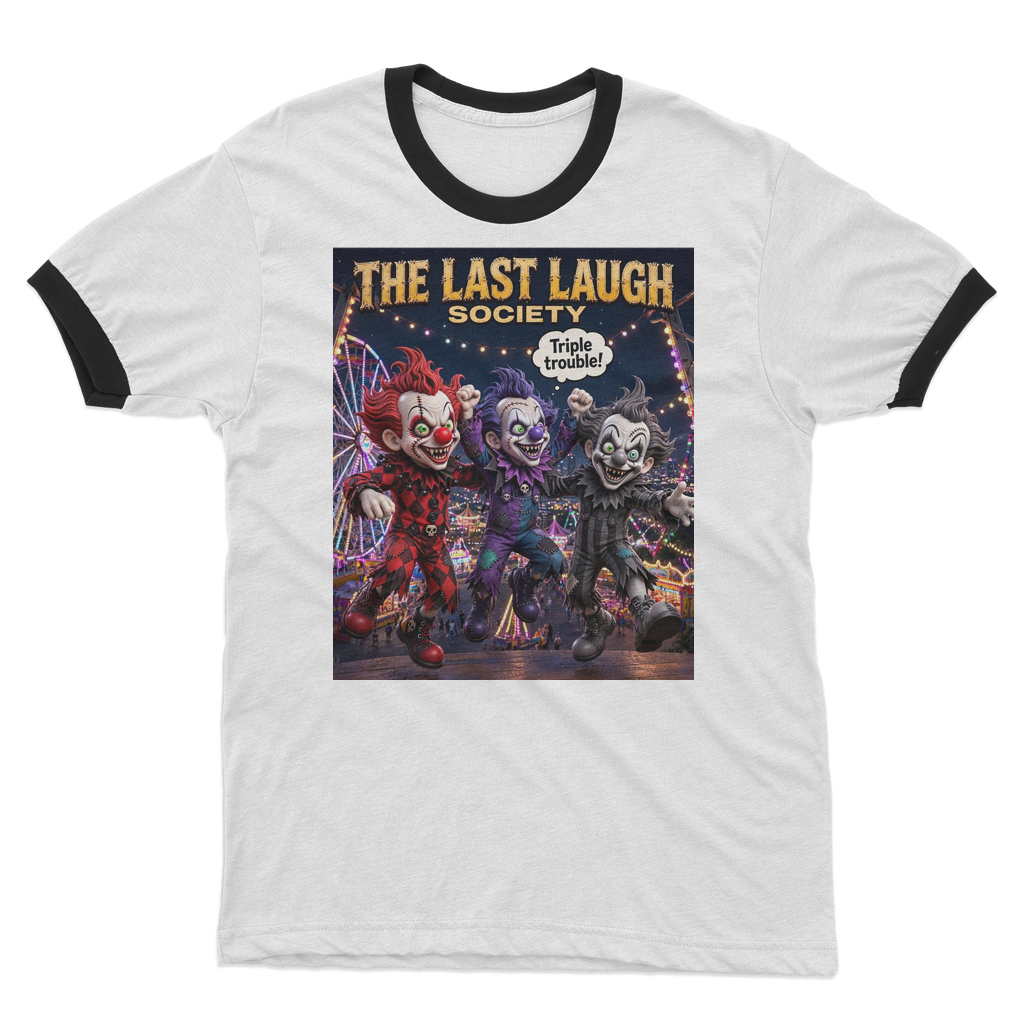 The Last Laugh Society Adult Ringer T-Shirt