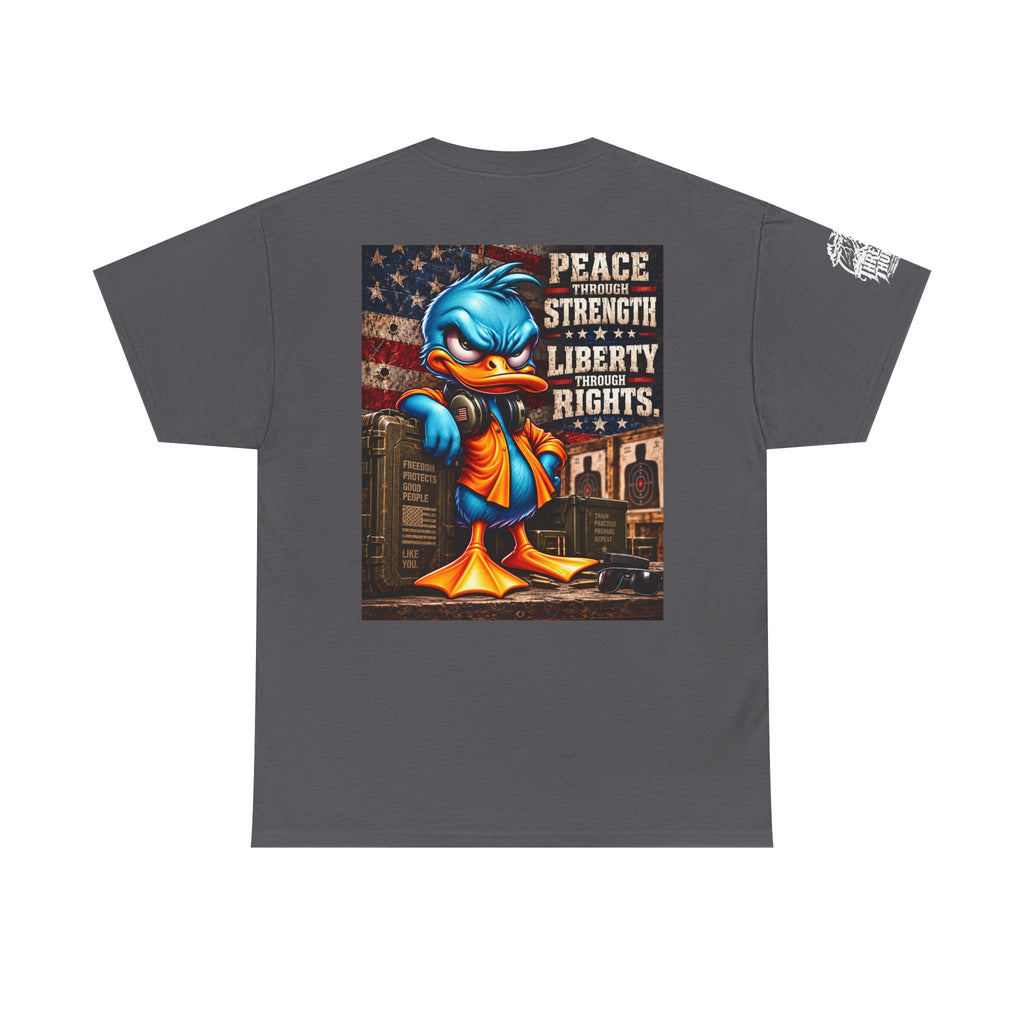 Peace Through Strength, Liberty Through Rights Back Graphic Tee