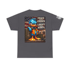 Peace Through Strength, Liberty Through Rights Back Graphic Tee