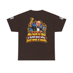 My Luck Is Like a Bald Guy Who Just Won a Comb Back Graphic Tee