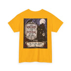 Funny Cat Funeral Tee — "I Wasn't Somebody to Stand Up At My Funeral" Graphic T-Shirt