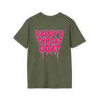 Graphic Tee — "Daddy's Throat" Drip Lettering Shirt
