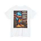 Peace Through Strength, Liberty Through Rights Back Graphic Tee
