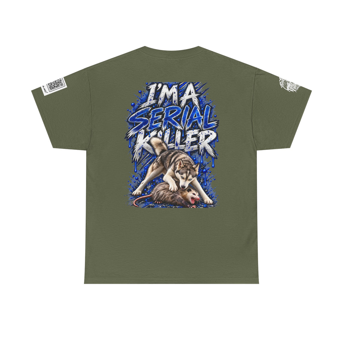 T-Shirt — "I'm A Serial Killer" Wolf Graphic Tee