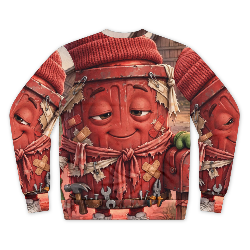 Trash Can Row – Performance Cut and Sew Sublimation Unisex Sweatshirt