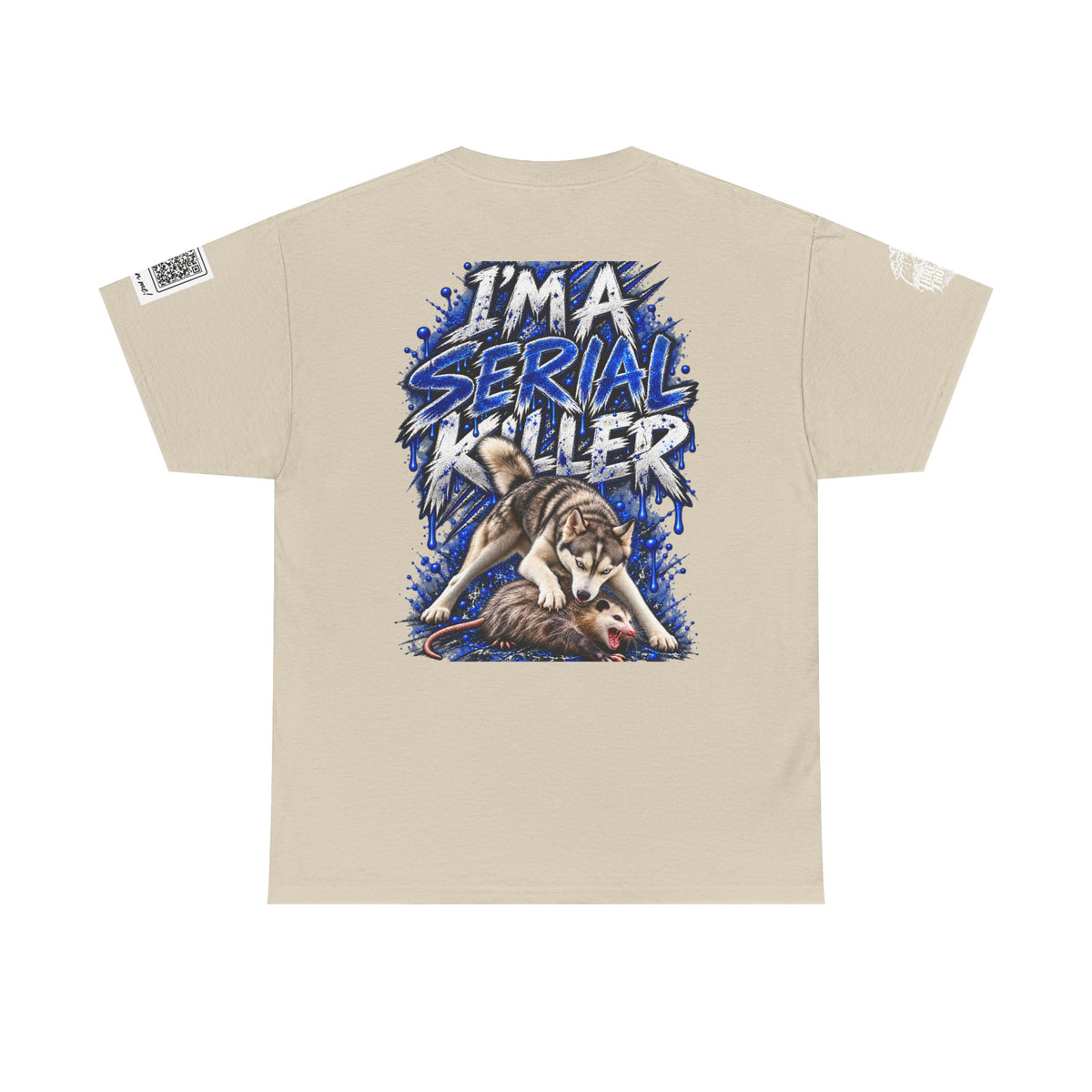 T-Shirt — "I'm A Serial Killer" Wolf Graphic Tee