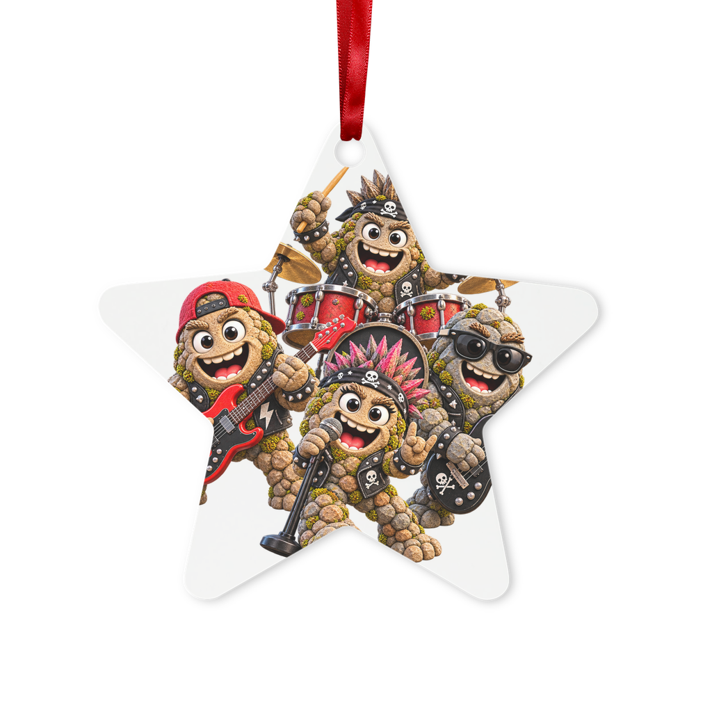 Falling Rocks COllection Metal Hanging Ornament