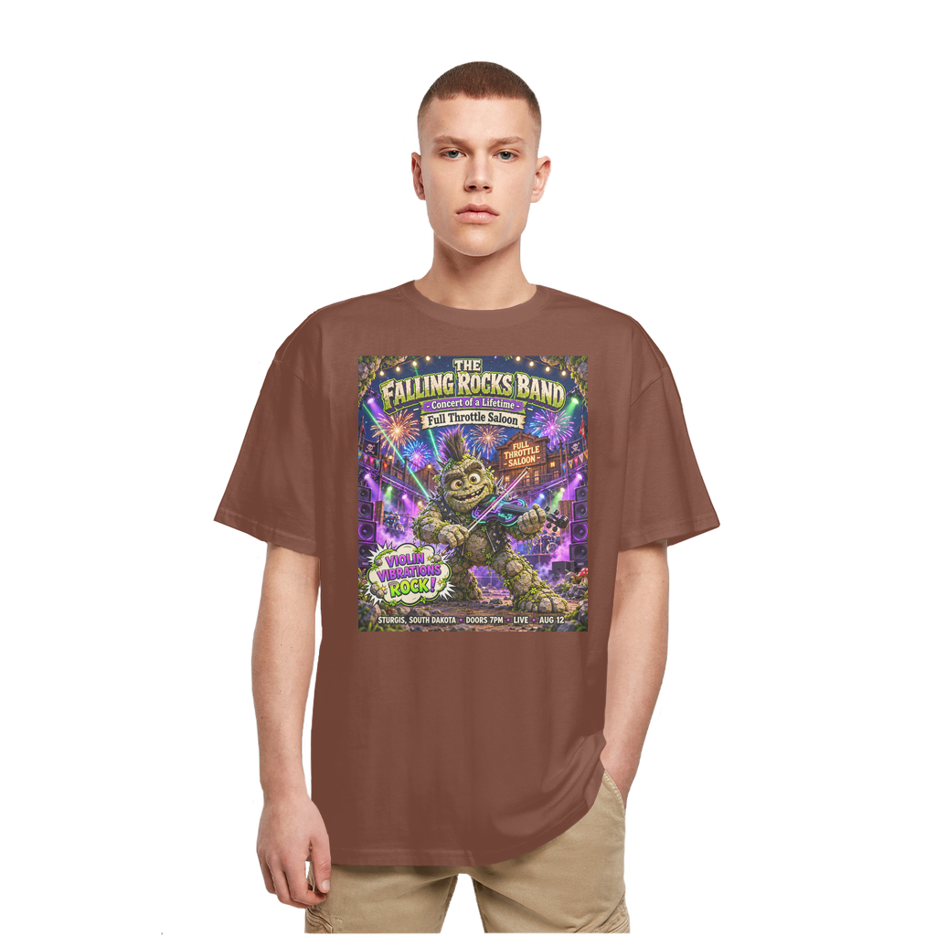 Falling Rocks Collection Heavy Oversized T-Shirt