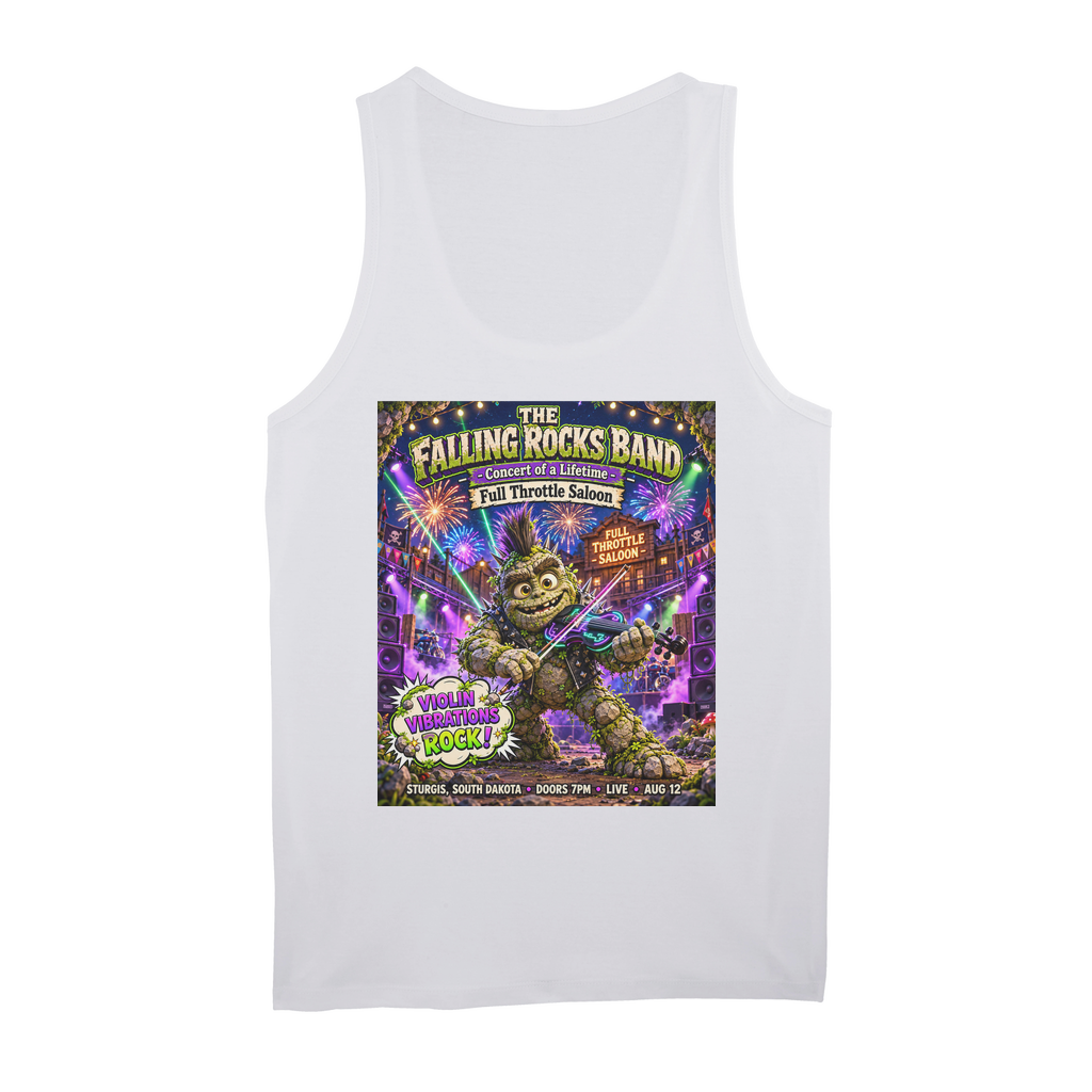 Falling Rocks COllection Organic Jersey Unisex Tank Top