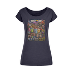 Trash Can Row CONCERT FOR A LIFETIME Wide Neck Women's T-Shirt XS-5XL