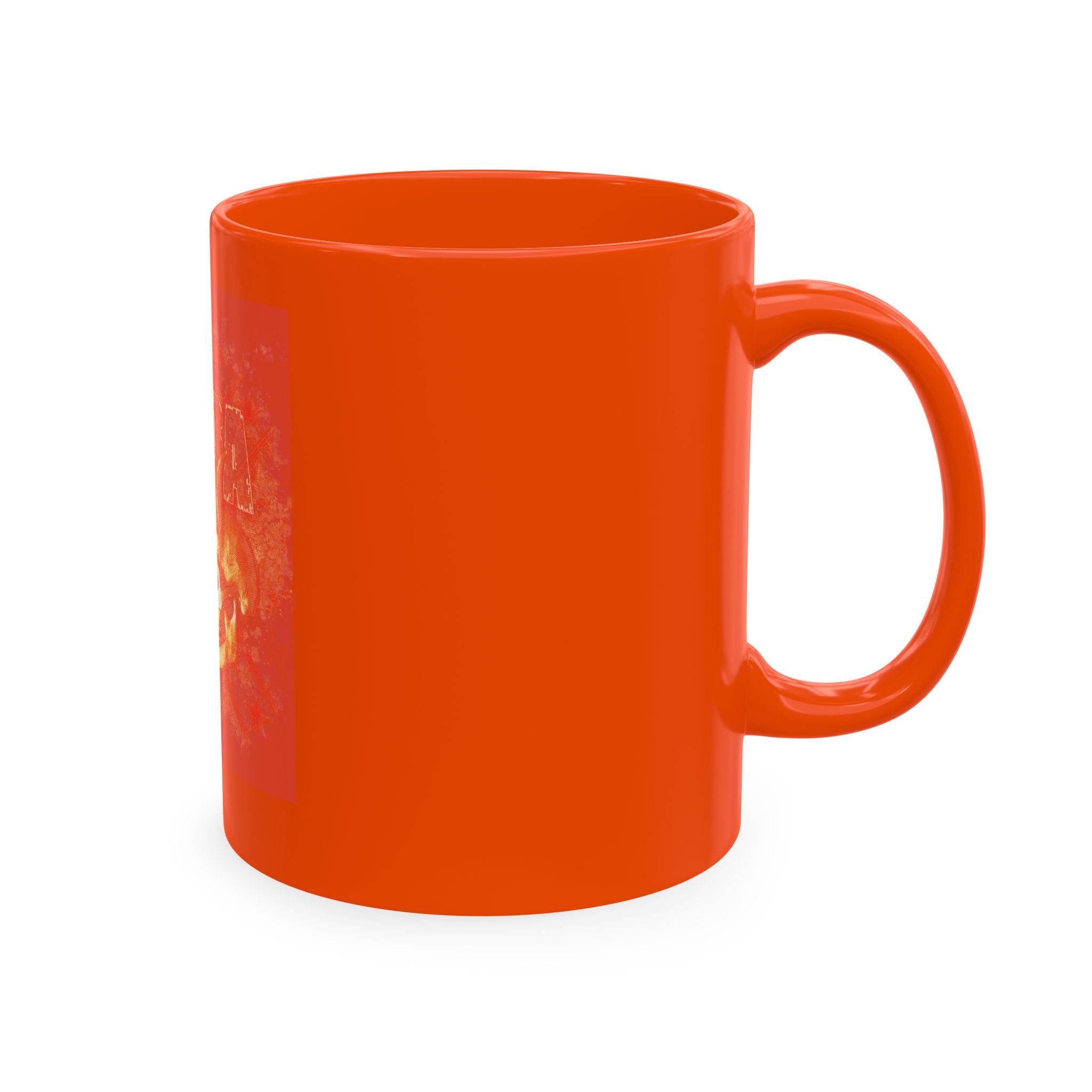 Skull Clash Ceramic Mug — Vintage Rock Tattoo Coffee Cup