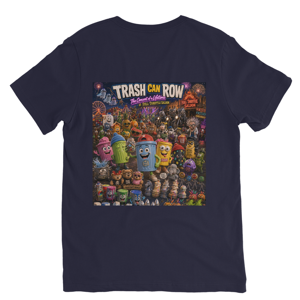 Trash Can Row: Concert for a Lifetime – Classic V-Neck T-Shirt