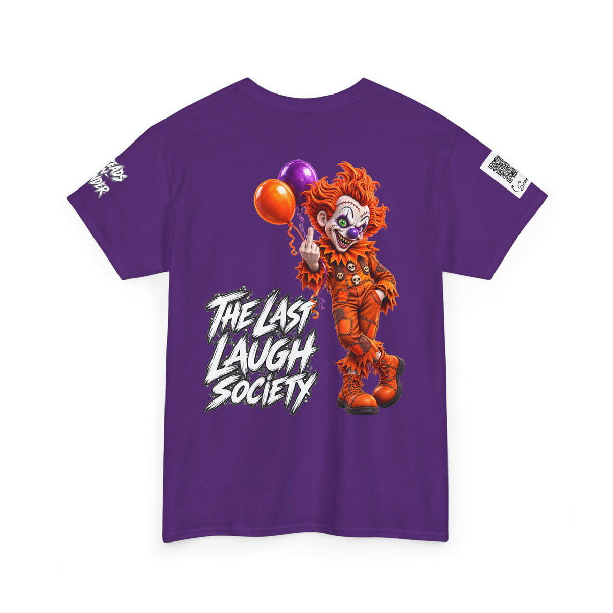 The Last Laugh Society Tee #127 — Carnival Clown Horror Graphic T-Shirt