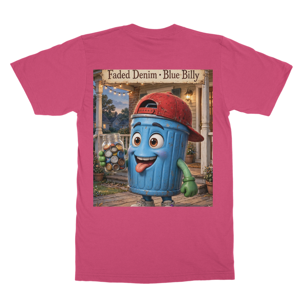 Trash Can Row – Classic Heavy Cotton Adult T-Shirt