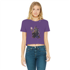 angry can man Classic Women's Cropped Raw Edge T-Shirt