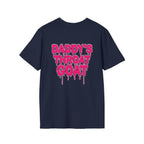 Graphic Tee — "Daddy's Throat" Drip Lettering Shirt