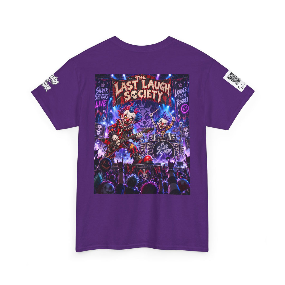 The Last Laugh Society Tee #123 — Carnival Clown Horror Graphic T-Shirt