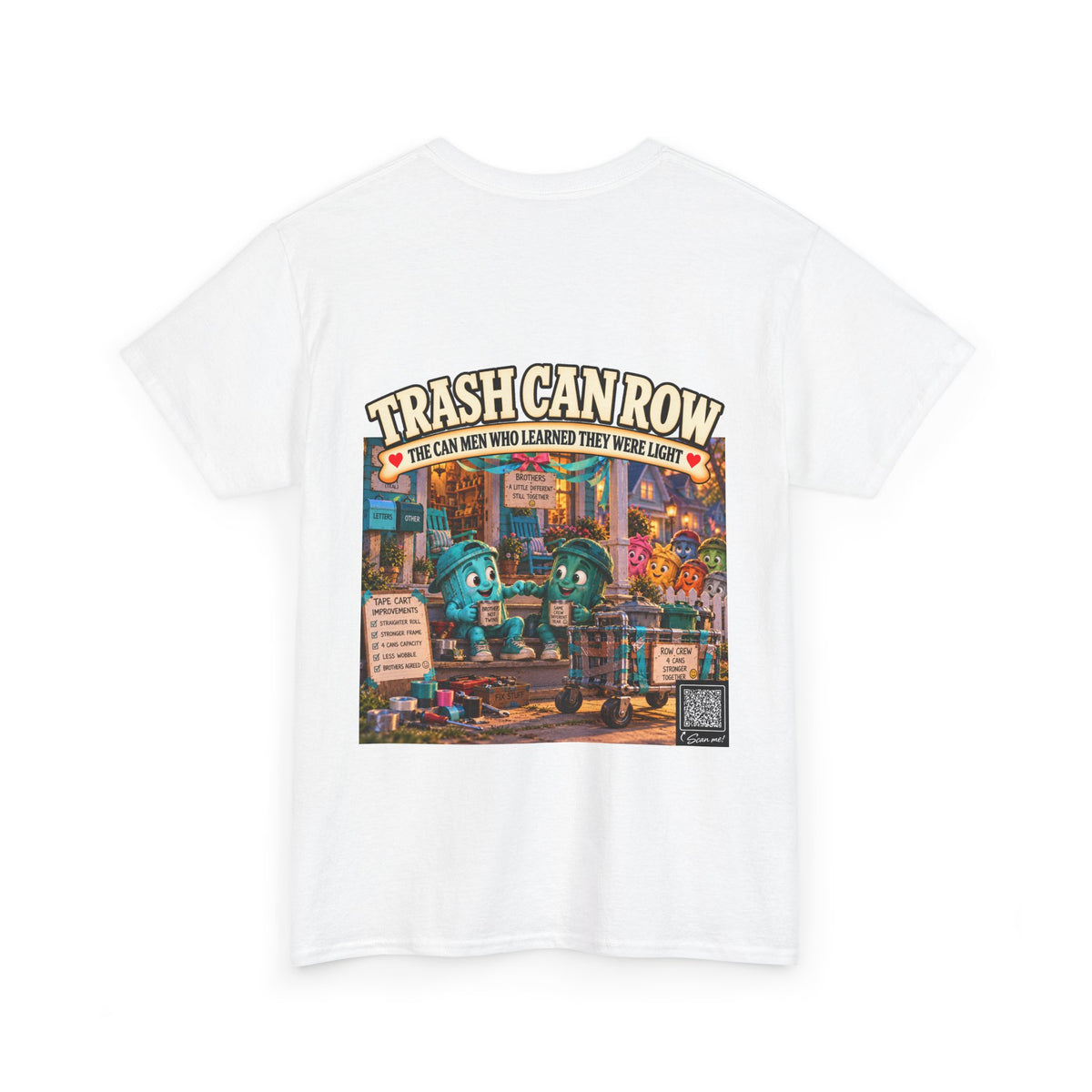 Trash Can Row Tee #1