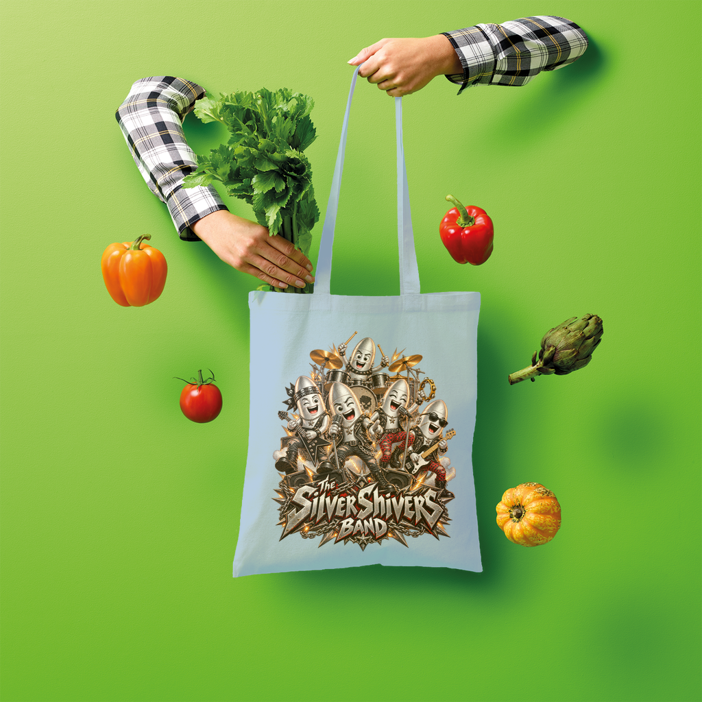The Silver Shivers Band Shopper Tote Bag