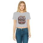 The Silver Shivers Band Classic Women's Cropped Raw Edge T-Shirt