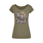The Silver Shivers Band Wide Neck Womens T-Shirt XS-5XL