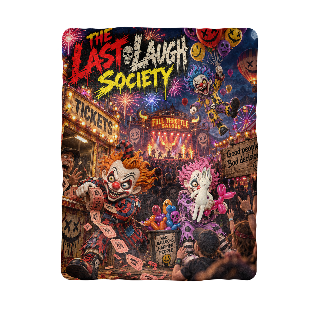 The Last Laugh Society Sublimation Baby Blanket