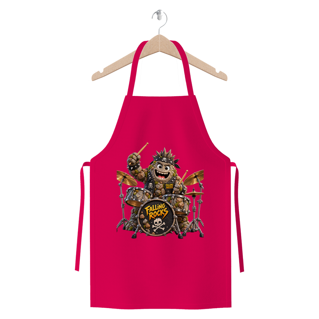 Falling Rocks COllection Premium Jersey Apron