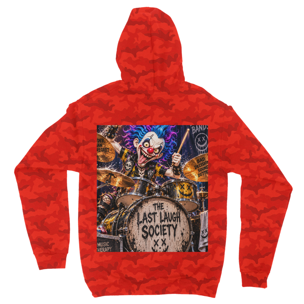 The Last Laugh Society Camouflage Adult Hoodie