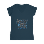 ANGRY CAN MAN 2.0 Classic Women's V-Neck T-Shirt