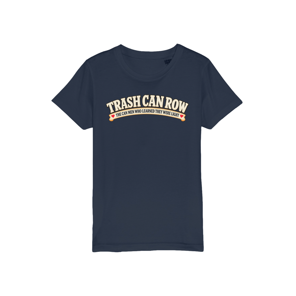 Trash Can Row Organic Jersey Kids T-Shirt