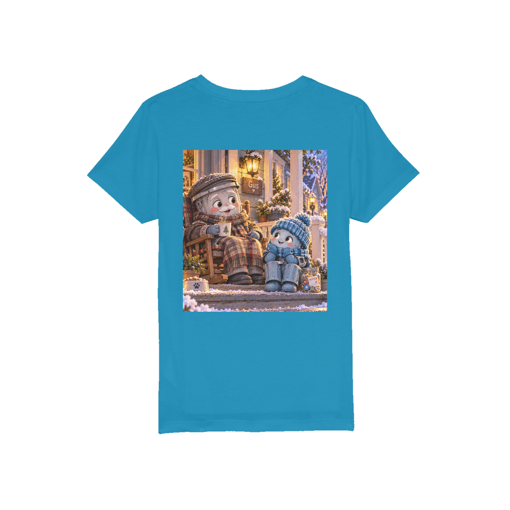Trash Can Row Organic Jersey Kids T-Shirt