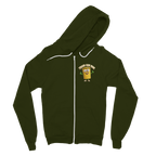 TRASH CAN MAN Classic Adult Zip Hoodie