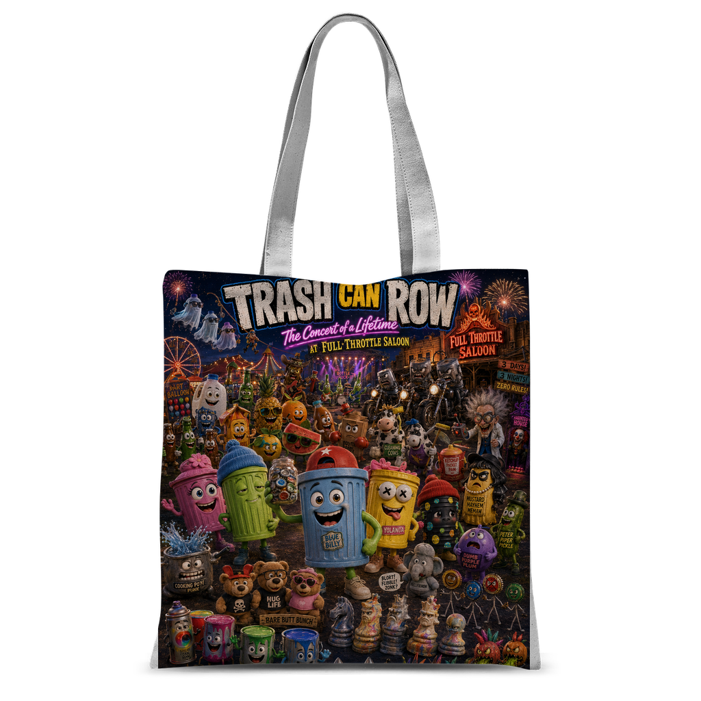 Trash Can Row: Concert for a Lifetime – Classic Sublimation Tote Bag