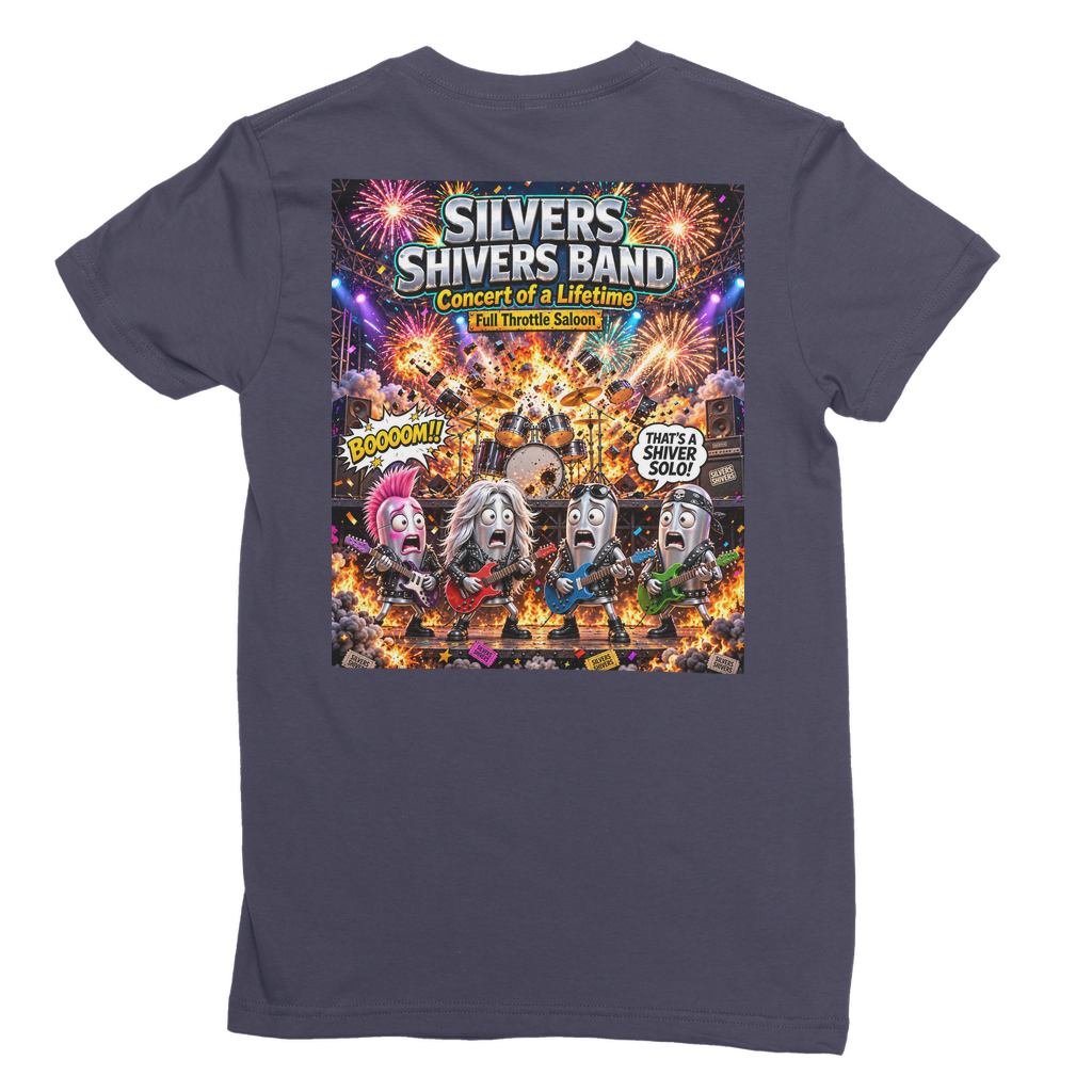 The Silver Shivers Band Premium Jersey Women's T-Shirt