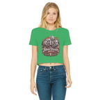 The Silver Shivers Band Classic Women's Cropped Raw Edge T-Shirt