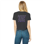 ANGRY CAN MAN 3.0 Classic Women's Cropped Raw Edge T-Shirt
