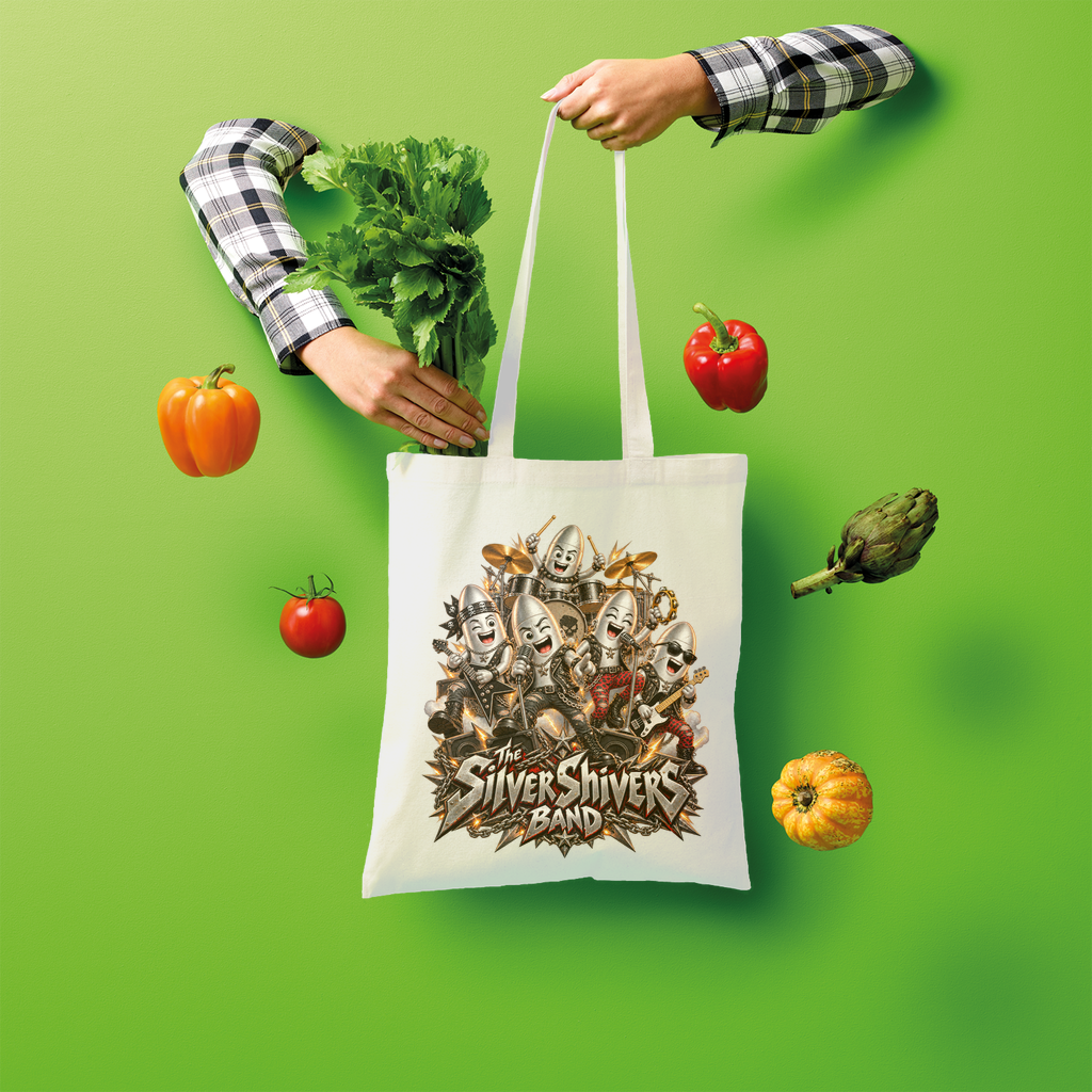 The Silver Shivers Band Shopper Tote Bag