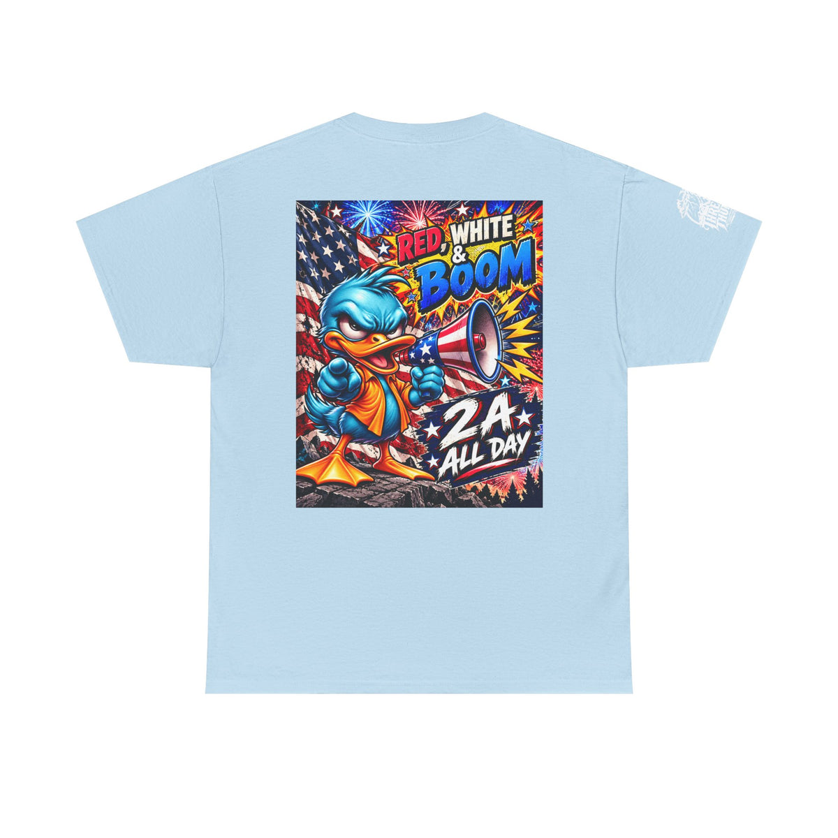 Red, White & Boom Patriotic Duck Back Graphic Tee
