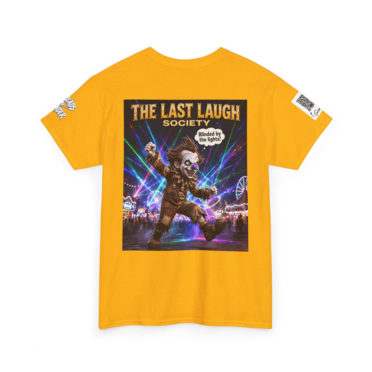 The Last Laugh Society Tee #103 — Carnival Clown Horror Graphic T-Shirt