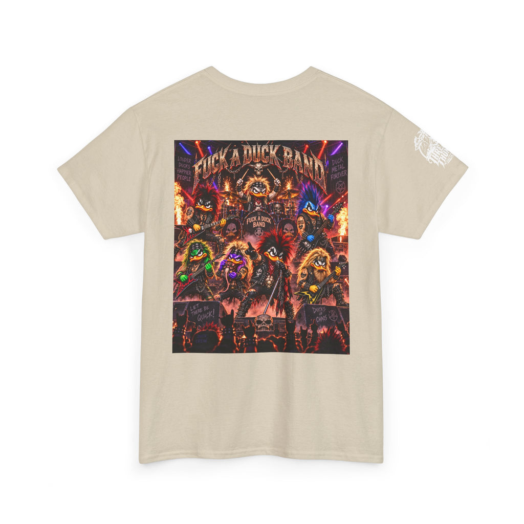 FUCK A DUCK BAND — Heavy Metal Quack Crew Back Graphic Tee