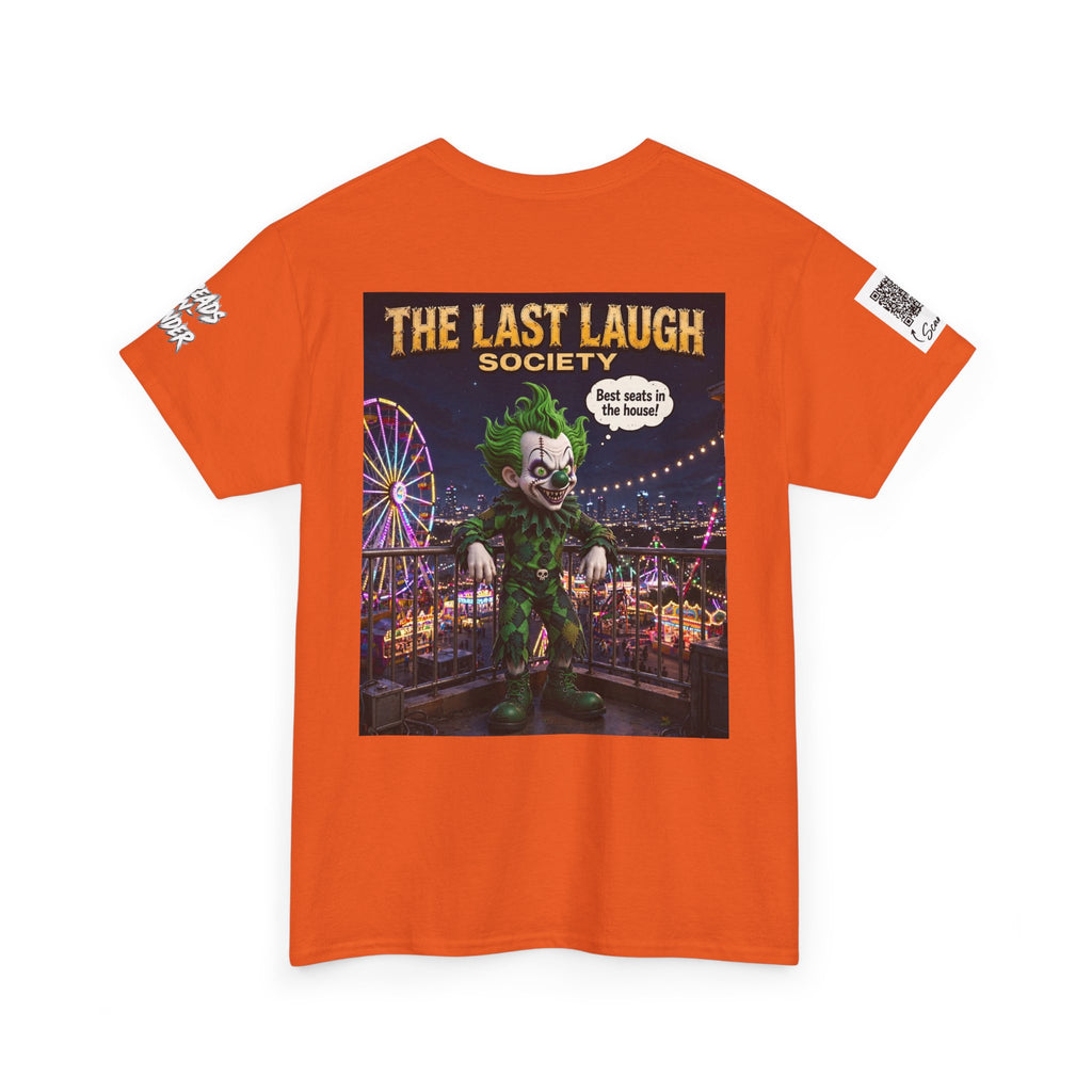 The Last Laugh Society Tee #154 — Carnival Clown Horror Graphic T-Shirt