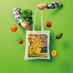 Trash Can Row Shopper Tote Bag