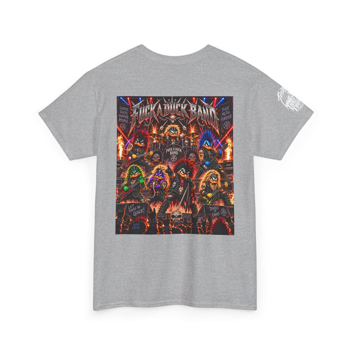 FUCK A DUCK BAND — Heavy Metal Monster Show Back Graphic Tee