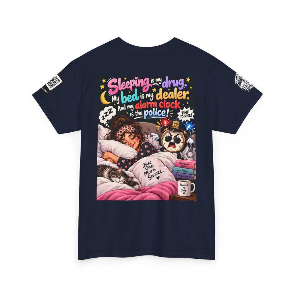 Sleeping Is My Drug — Powered by Sleep Back Graphic Tee
