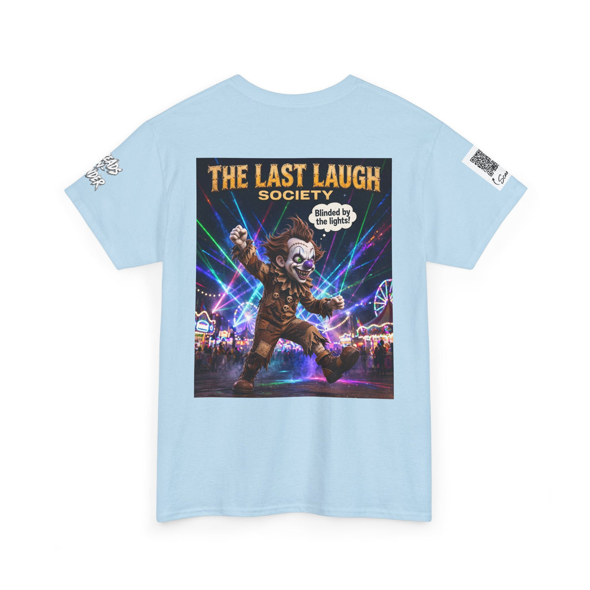 The Last Laugh Society Tee #103 — Carnival Clown Horror Graphic T-Shirt