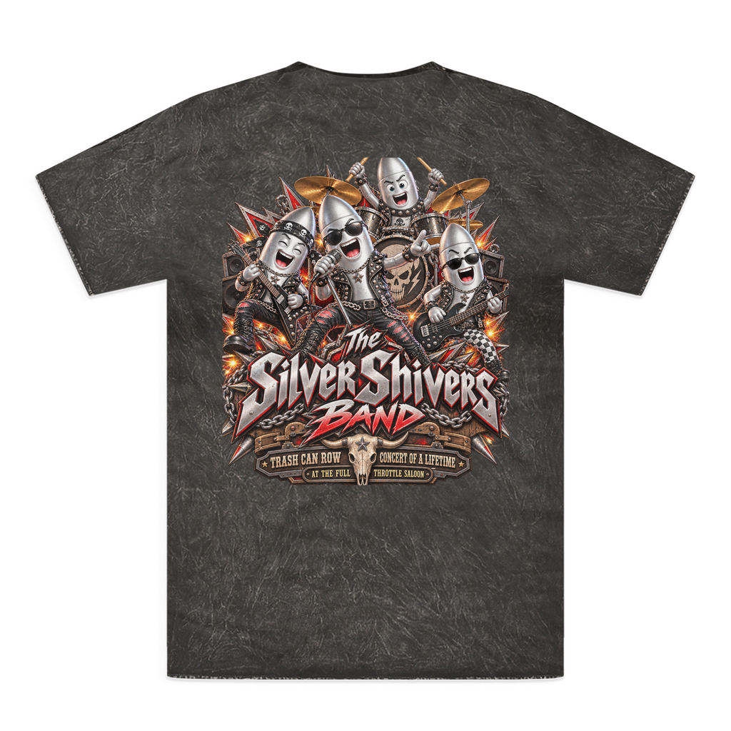 The Silver Shivers Band Tie-Dye T-Shirt