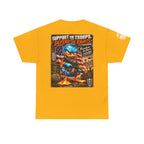 Support the Troops, Defend the Rights Back Graphic Tee