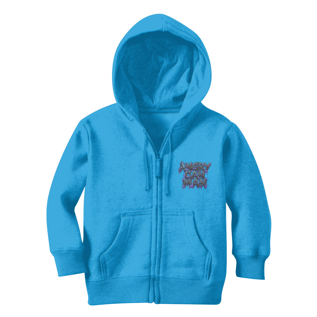 ANGRY CAN MAN 2.0 Classic Kids Zip Hoodie