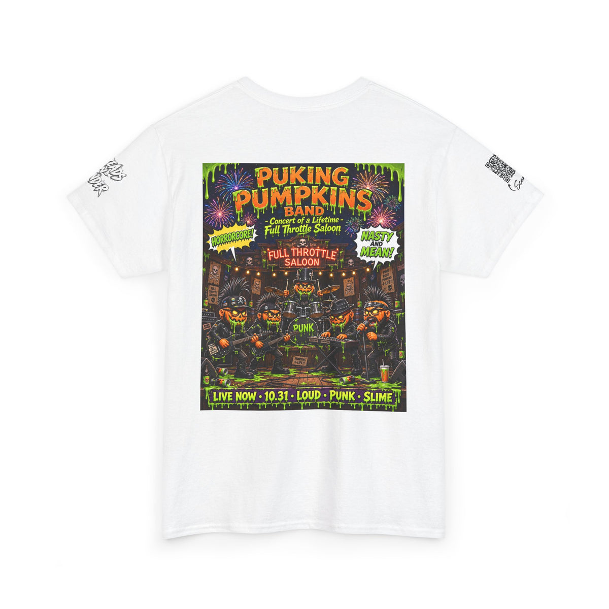 The Puking Pumpkins Punks #2 — Concert of Life - Horror Graphic T-Shirt
