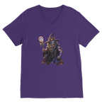 angry can man Classic V-Neck T-Shirt